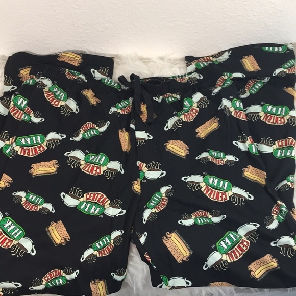 Friends Men’s Pajama Set - Black/Gray New X-Large - Picture 5 of 6